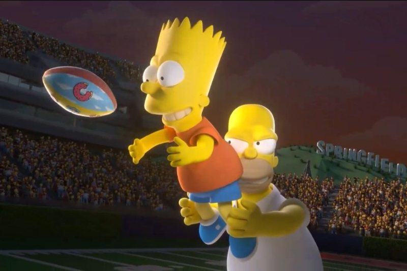 La NFL y Los Simpson anuncian transmisión animada del Cowboys-Bengals del 9 de diciembre (foto captura de pantalla X: NFL)