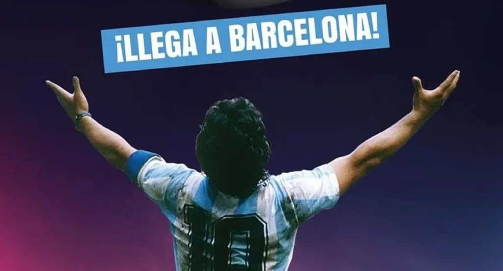 Maradona vuelve a Barcelona gracias a la exposición "Diego Vive"
