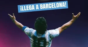 Maradona vuelve a Barcelona gracias a la exposición "Diego Vive"