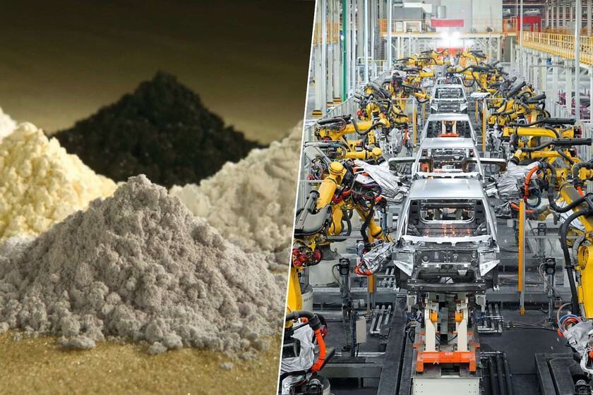 Occidente está friendo al coche eléctrico chino con aranceles. China tiene un "botón rojo" si quiere vengarse: las tierras raras
