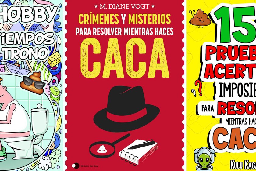 Hay una invasión de libros de actividades para entretenerte mientras haces caca. Y están copando las librerías