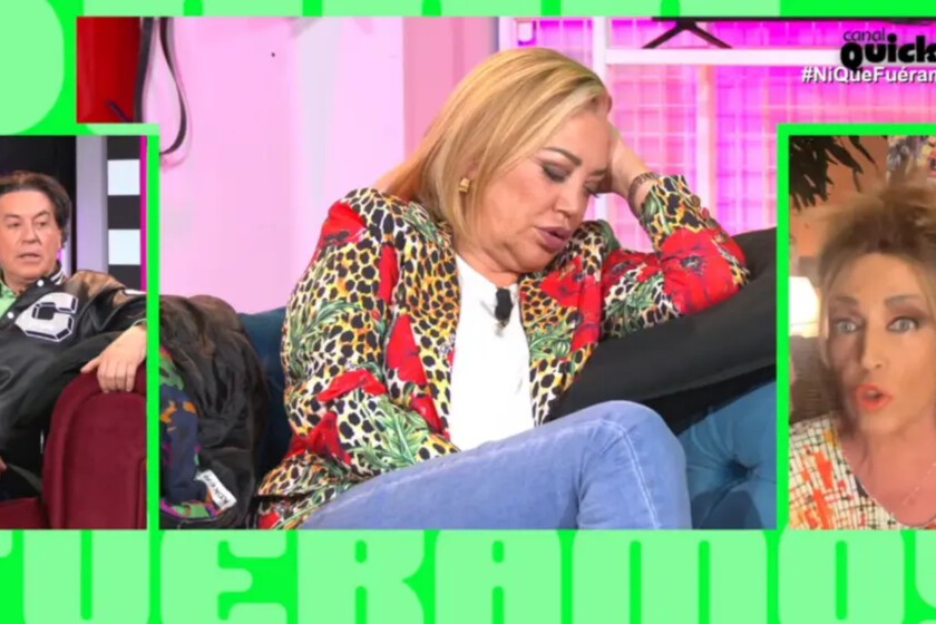 "La vida de una artista". Belén Esteban se duerme en directo mientras Lydia Lozano presentaba su nuevo libro en 'Ni que fuéramos Shhh'