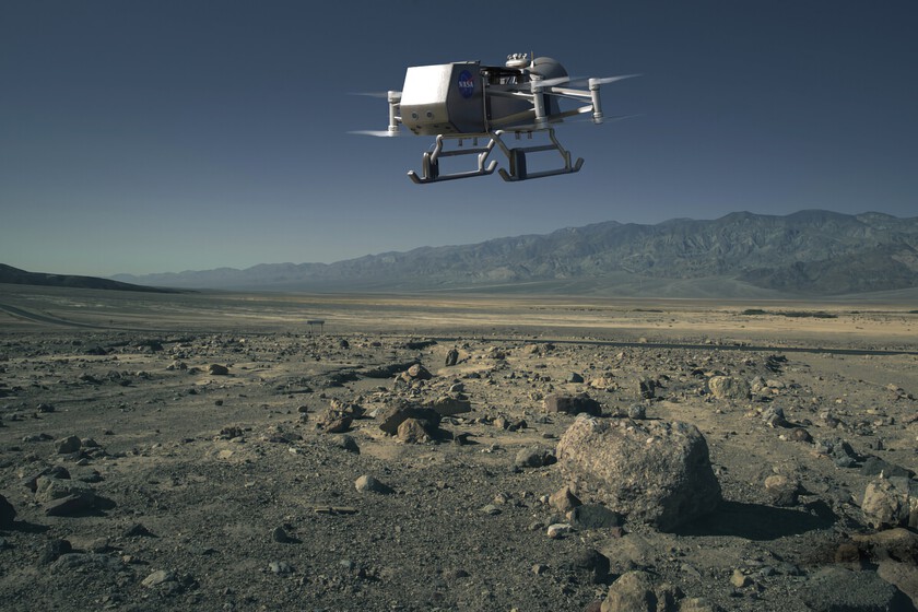 La misión marciana Ingenuity fue todo un éxito. Ahora la NASA ha encargado a SpaceX lanzar otro dron a la luna Titán