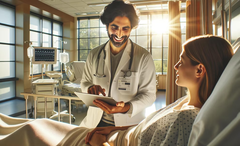 La milagrosa historia de una madre que venció un raro embolismo durante el nacimiento de sus trillizas