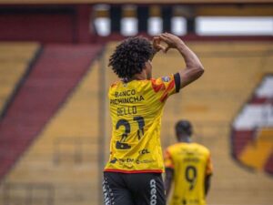 Eduard Bello marcó en histórica goleada de Barcelona SC