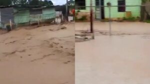 Intensas lluvias de este 9 noviembre causaron inundaciones y desbordamientos en Lara