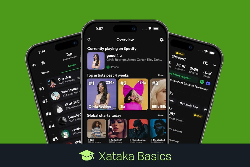 cuatro alternativas para tener tu resumen anual de música en Spotify u otros servicios