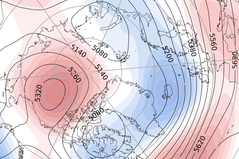 Con semanas de retraso, el vórtice polar ha despertado. Ahora se prepara el primer gran calentamiento súbito de la temporada