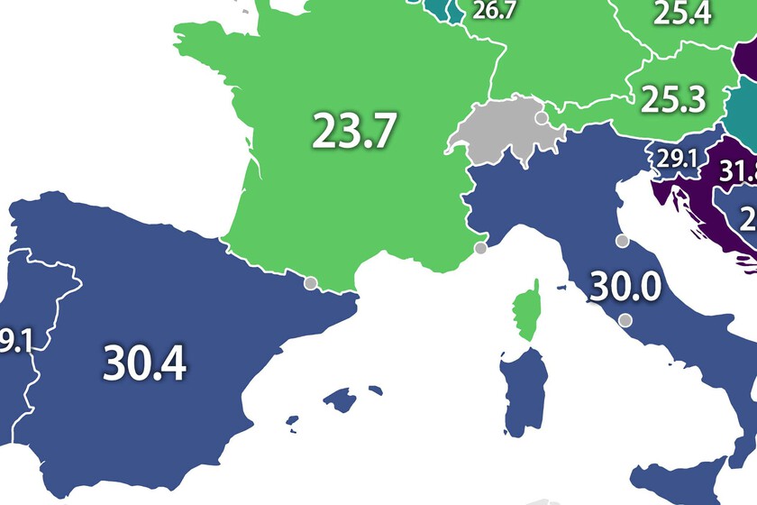 La edad media a la que los europeos nos vamos de casa, ilustrada en un mapa devastador para España