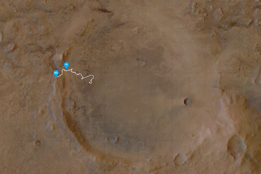 El rover Perseverance ha salido por fin del cráter en el que aterrizó hace cuatro años. Las rocas son muy distintas arriba