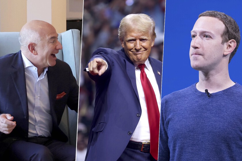 Los CEOs de las Big Tech quieren ganarse el favor de Trump. Si hay que pagar millones de dólares para serlo, que así sea