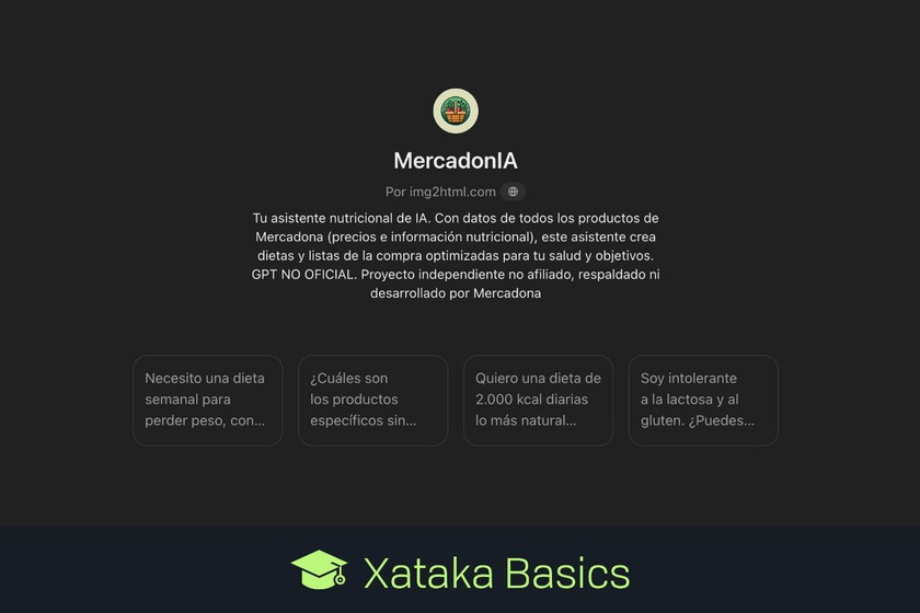 qué es, para qué sirve y cómo usar este GPT entrenado con los precios y datos de los productos de Mercadona