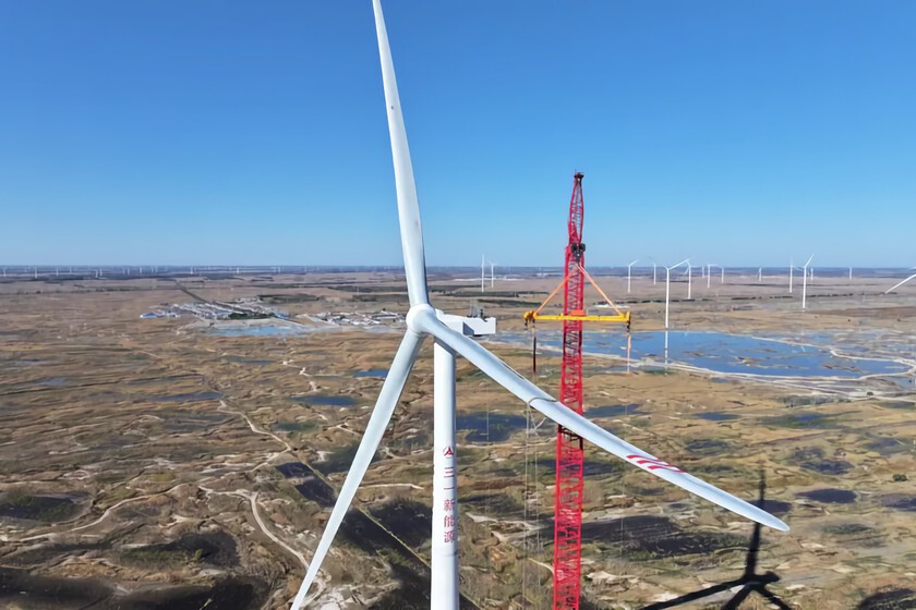 China ha conectado el aerogenerador terrestre más grande del mundo. Es tan grande que está alterando el microclima local