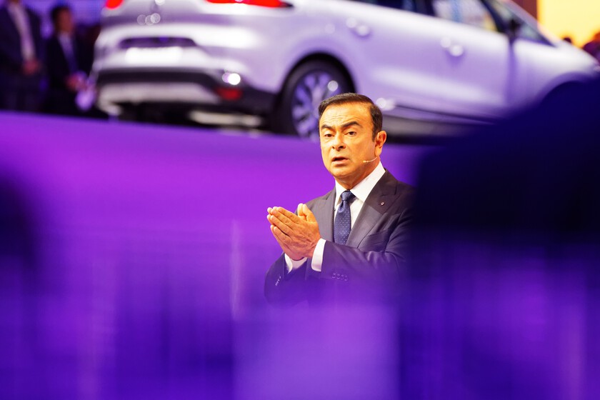 de elegido para salvar a Nissan a huido de Japón dentro de una maleta
