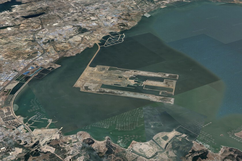 A China le falta tierra para construir un nuevo aeropuerto. Su solución es levantarlo en el mar