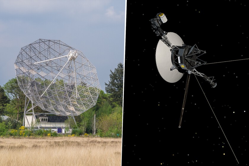 la sonda espacial Voyager 1 ha sido detectada por radioaficionados con el viejo telescopio Dwingeloo