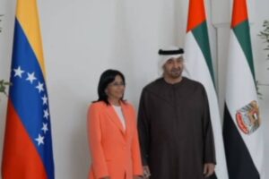Delcy Rodríguez se reunión con el presidente de EAU para revisar las relaciones bilaterales