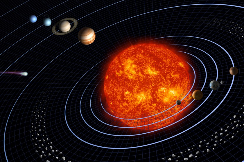 Si hoy podemos ver una alineación planetaria es porque todo el Sistema Solar orbita en el mismo plano. Y no por casualidad