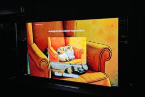 He descubierto que puedo generar imágenes con inteligencia artificial desde la tele. Para mí ya no hay vuelta atrás