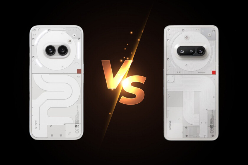 Nothing Phone (3a) Vs Nothing Phone (2a). Qué móvil de gama media elegir según tus gustos y necesidades