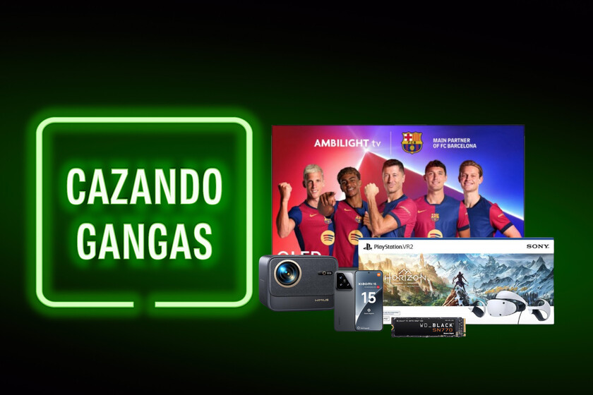 El Xiaomi 15 con una tablet de regalo, las PlayStation VR 2 a precio de derribo, un proyector con Netflix y más. Cazando Gangas
