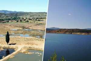 Los pantanos están tan llenos por las lluvias de marzo que algunos afrontan algo inédito: desembalsar por primera vez