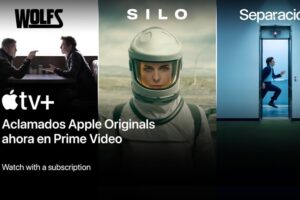 Prime Video se está convirtiendo en un "agregador" de otras plataformas. Y la llegada de Apple TV+ es el último ejemplo
