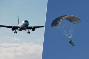 Las aerolíneas siempre te van a dejar llevar un paracaídas dentro del avión. El único problema es que no sirve para nada