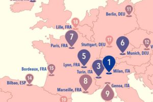 Las ciudades más "caminables" del mundo, reunidas en un mapa con un ganador aplastante: Europa