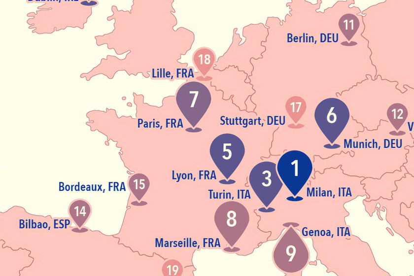 Las ciudades más "caminables" del mundo, reunidas en un mapa con un ganador aplastante: Europa