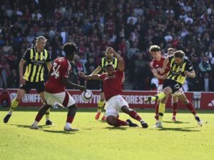 Manchester City recibe un duro golpe del Nottingham Forest