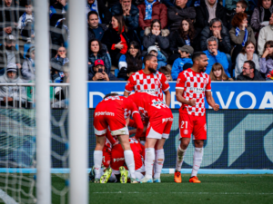 Yangel Herrera fue figura en el empate del Girona