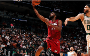Miami Heat vs. Boston Celtics. / X: @MiamiHEAT