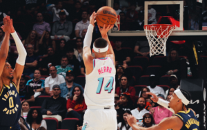 Miami Heat ante Indiana Pacers. / X: @MiamiHEAT