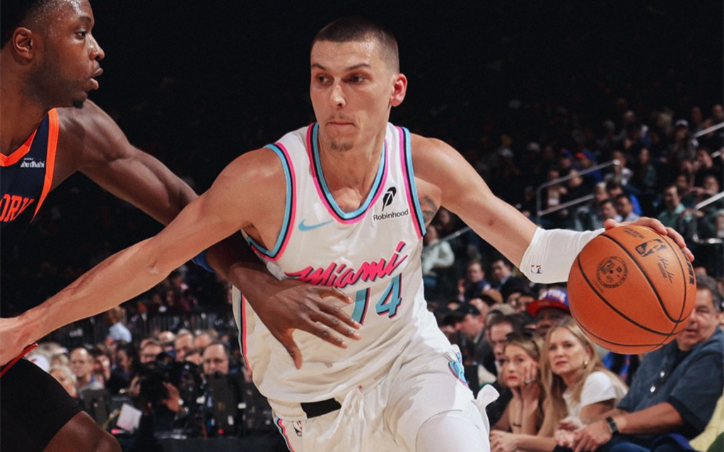 Miami Heat vs. New York Knicks. / X @MiamiHEAT