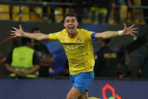Cristiano Ronaldo da victoria al Al-Nassr ante el Al-Whada. (Captura de pantalla)