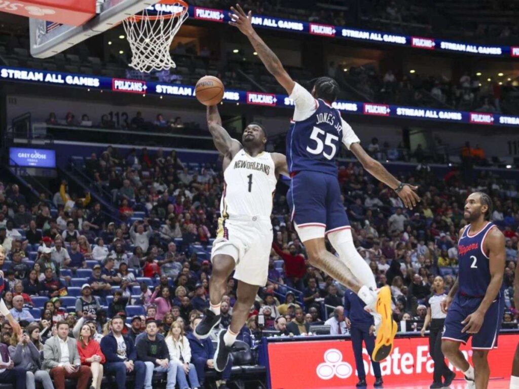 Zion Williamson se creció en juego ante Clippers