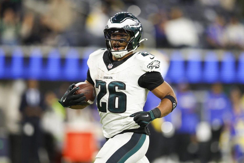 Saquon Barkley, de los Philadelphia Eagles. EFE/EPA/CAROLINE BREHMAN (Eagles- Underdog)