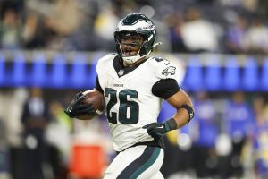 Saquon Barkley, de los Philadelphia Eagles. EFE/EPA/CAROLINE BREHMAN (Eagles- Underdog)