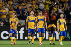 Los Tigres UANL mexicanos recibirán este martes al Cincinnati de la MLS en un partido de pronóstico reservado que decidirá la suerte de ambos cuadros en la Copa de campeones de la Concacaf. Archivo. EFE/ Miguel Sierra