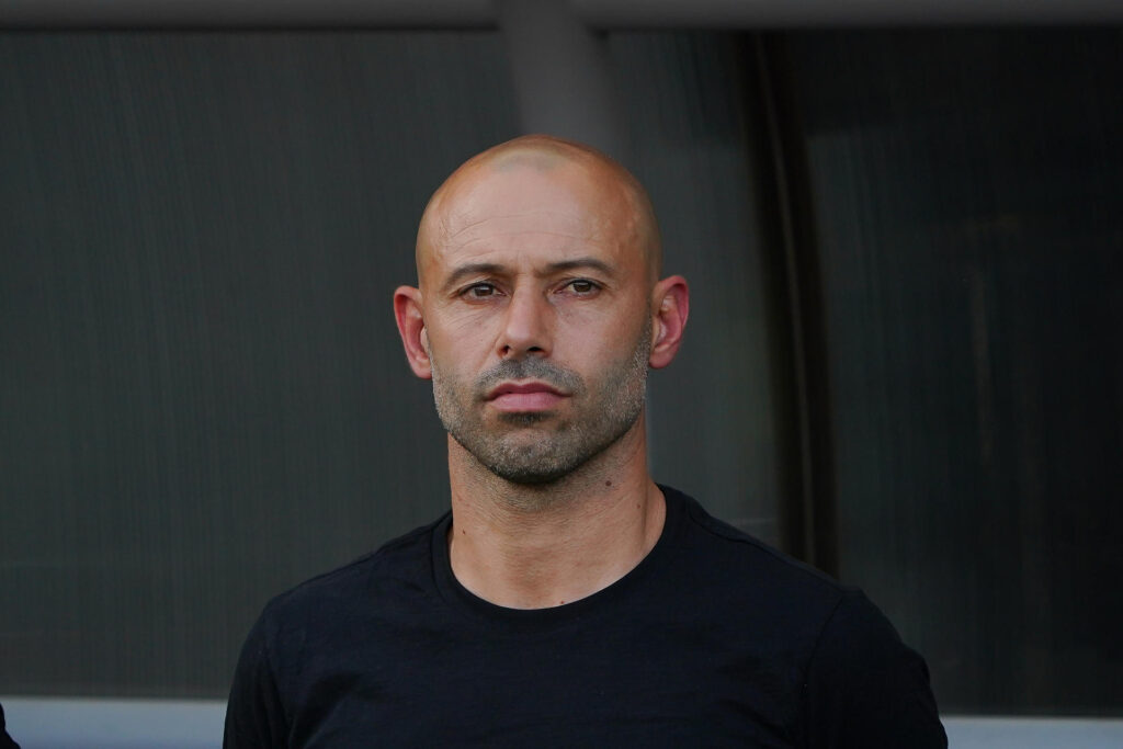 El entrenador del Inter Miami, el argentino Javier Mascherano. EFE/Eliécer Aizprua