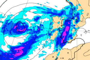 la lluvia está de vuelta y los modelos dicen que no se irá hasta después de Semana Santa