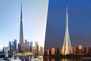 la construcción del rascacielos más alto del mundo