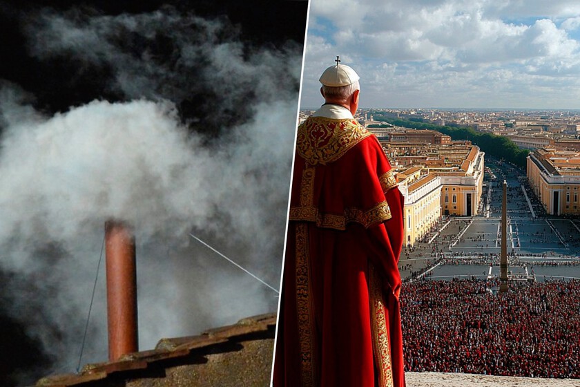 Cuando el Papa muere se sellan sus aposentos y se destruye su anillo. Es el comienzo de un ritual que termina en humo blanco