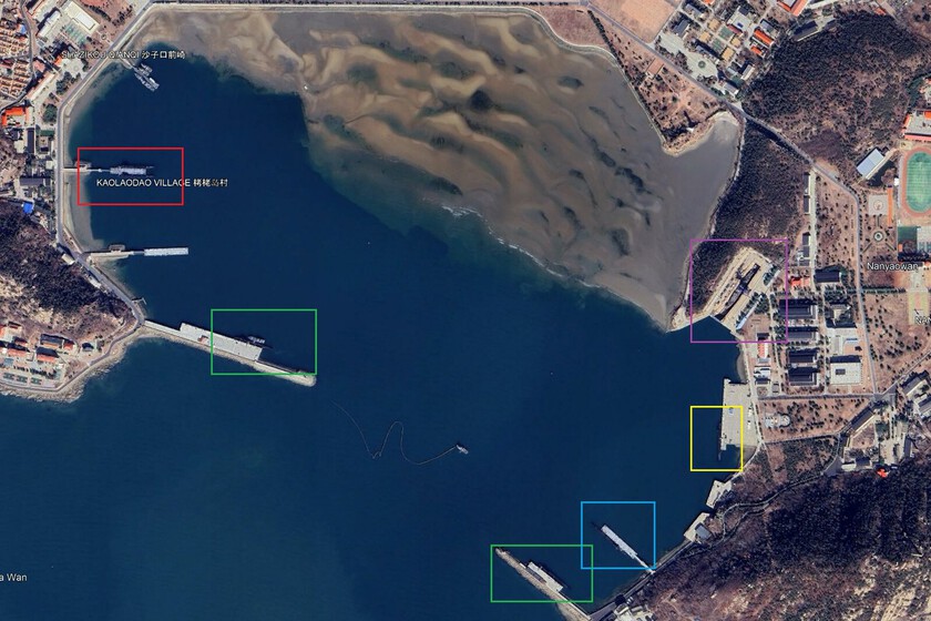 ahora hay una base naval con seis submarinos nucleares
