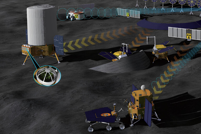 en 2028 construirán una central nuclear en la Luna