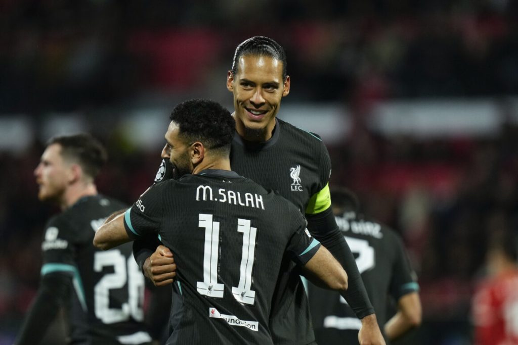 Salah y Van Dijk cerca de renovar con el Liverpool hasta 2027
