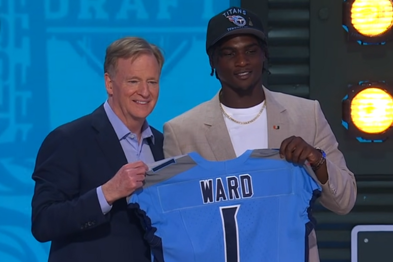 NFL Draft 2025: Tennessee Titans seleccionaron número uno a Cam Ward