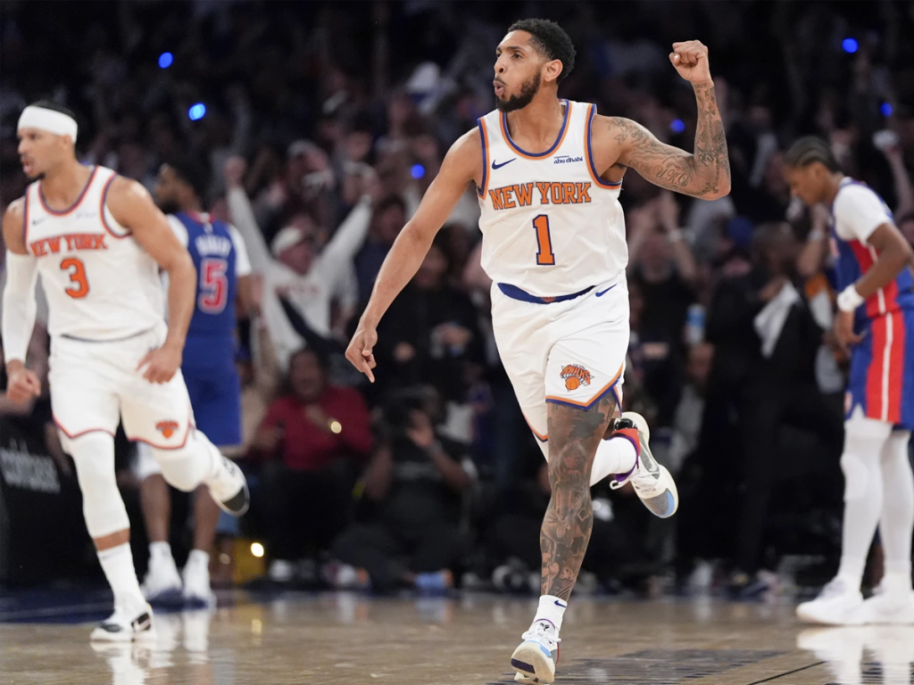 Knicks aprovecharon el último cuarto ante Pistons
