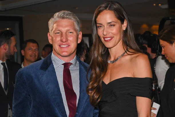 Schweinsteiger y Ana Ivanovic